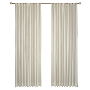 波谷纱清新北欧简约米白棉麻窗帘新款客厅卧室透光不透人窗纱纱帘