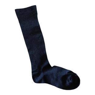 外贸女士羊毛冬天保暖小腿袜及膝袜32厘米保温中筒袜纯色卡其灰色