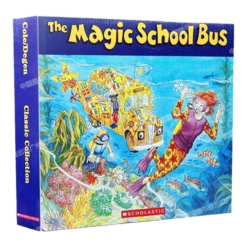 英文原版绘本 The Magic School Bus 神奇校车6册6CD 儿童英语图画故事 学桥梁阅读读物 纯全英文版正版原著进口原版英语书籍