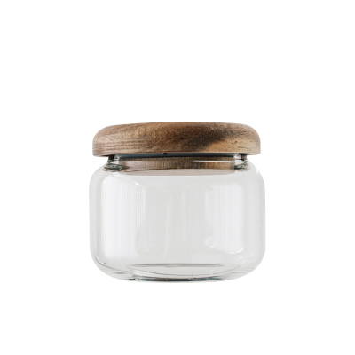 半宅咖啡豆茶叶实木盖储物密封罐