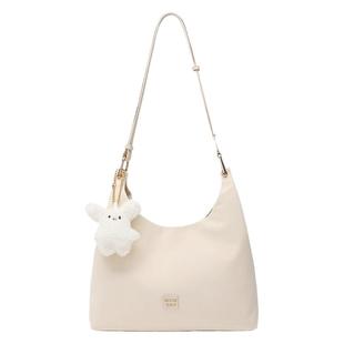 稻草人包包女包2025新款时尚单肩包大容量托特包通勤斜挎包正品