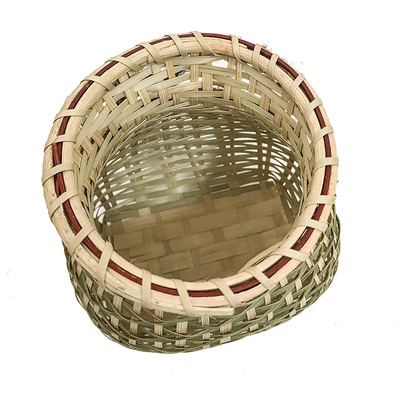 背篓竹编竹篓鱼篓儿童小背篓双肩