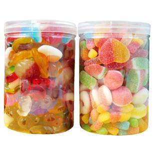 德国品牌口力橡皮糖自选混装酸沙水果味软糖散装500g儿童休闲零食