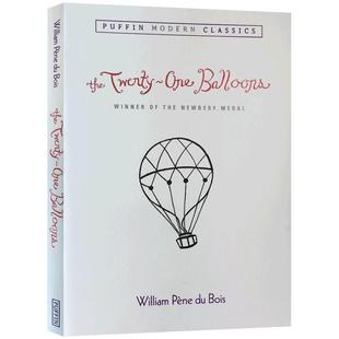 The Twenty-One Balloons二十一个气球 英文原版英语绘本国外获奖 经典1948年纽伯瑞金奖小说中小学生寒暑假书单学校推荐