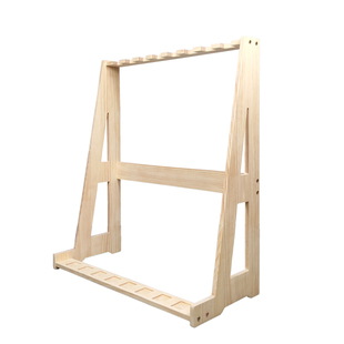 实木落地立式弓箭架斜靠摆放弓架传统弓反曲弓架箭馆通用弓收纳架