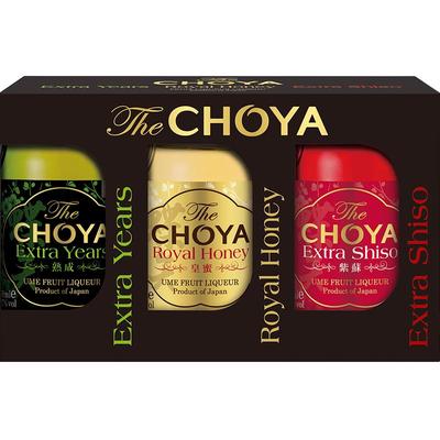 日本进口多年熟成梅酒50ml*3典藏