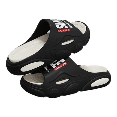 拖鞋夏季男款新款外穿潮流家居时尚厚底超软防滑超软底男士