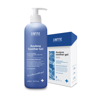 海外直邮韩国SANTE桑特蓝血洋甘菊凝胶保湿舒服抗敏术后修复500ml