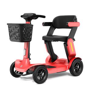 皮皮熊高端老人代步车智能可折叠老年四轮电动车手机智联远程可视