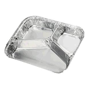 牛排打包盒外卖高档一次性便当盒二三四格快餐盒分格锡纸盒打包盒