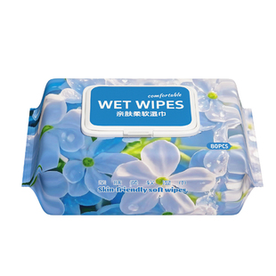 舒适柔软湿巾80抽家用实惠抽取式清洁护理湿纸巾RO纯水加厚面巾纸
