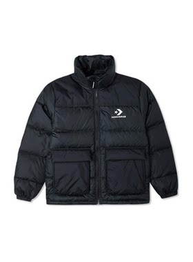 匡威保暖立领短款男子羽绒羽绒服