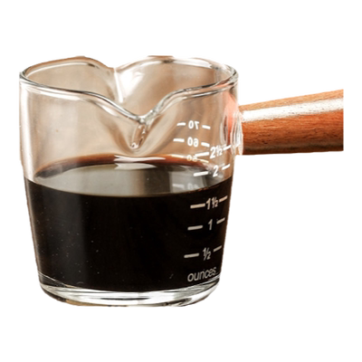 Bincoo玻璃日式木柄奶罐