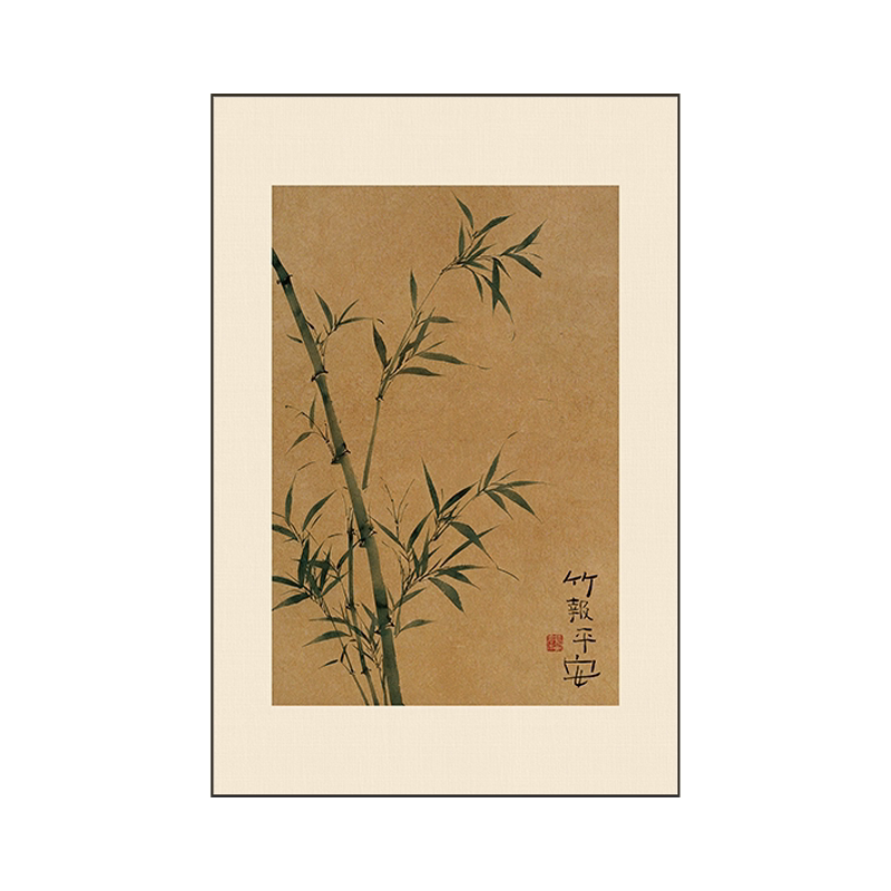 竖版风景花鸟宋代美学客厅