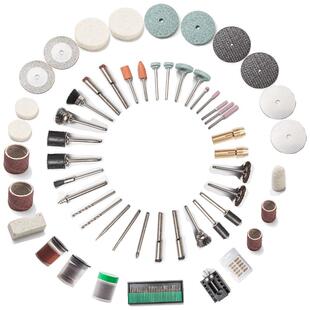 科麦斯电磨机配件套装玉石打磨抛光小型磨头磨针根雕雕刻电摩工具