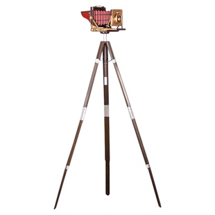 复古风相机道具摆件民国老式照相机三脚架模型上海老物件直播道具