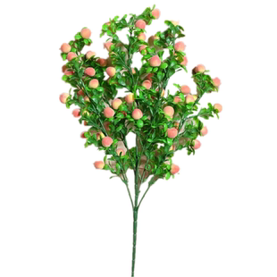 仿真绿植塑料花把束水果假果树 苹果 橘 子桃子 家居餐桌摆放装饰