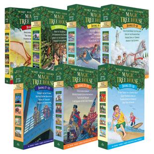 The Magic Tree House 神奇树屋第一季 第二季梅林的任务 英文原版 桥梁书章节书 分阶英语阅读 美国中小学生课外读物 兰登 又日新
