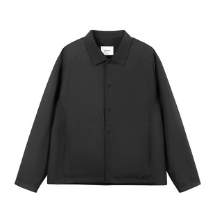 BENPANDA 纯色翻领防泼水夹克男士夹克宽松休闲外套2026春季新款