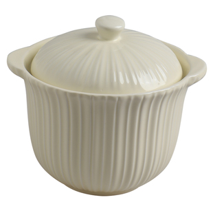 舍里陶瓷隔水炖盅带盖蒸蛋碗炖燕窝鸡蛋羹盅小瓦罐汤炖盅一人家用