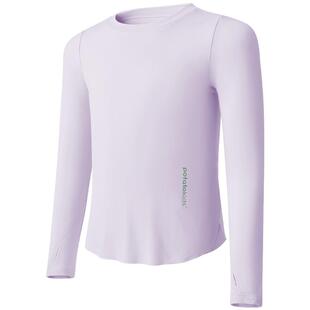 小番薯potatokids女童长袖t恤瑜伽服秋季薄款儿童运动速干打底衫