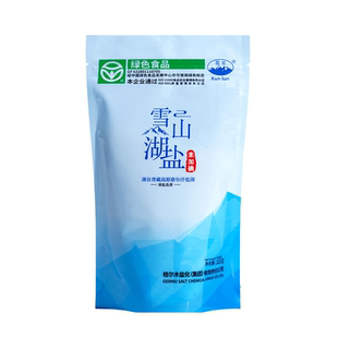 昆仑青海雪山湖盐食用盐无碘藏青盐零添加抗结剂家用不加碘青藏盐