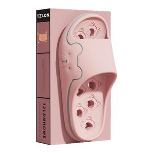 浴室拖鞋女室内家居浴室洗澡专用防滑防臭漏水镂空可爱情侣凉拖鞋