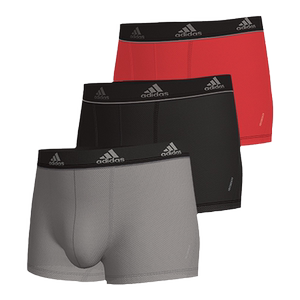 阿迪达斯官方新款早秋男士速干透气防摩擦裤排汗运动平角裤3条装