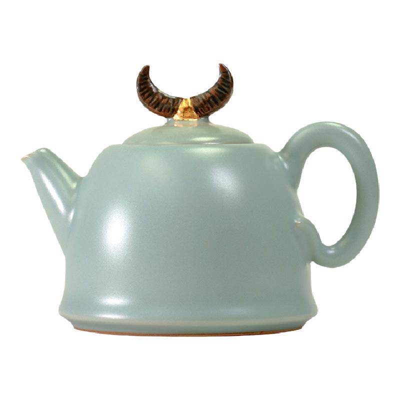 陶作坊老岩泥功夫茶具泡茶壶牛
