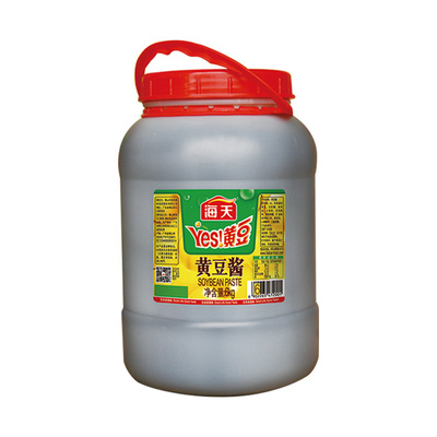 海天黄豆酱6kg商用大桶黄豆发酵