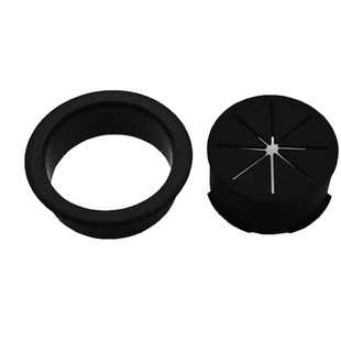 lamp蓝普电脑书桌线孔盖洞装饰盖办公桌盖板穿线孔60mm开孔用