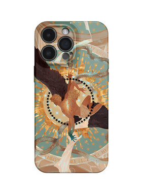 救赎之翼~文艺小众复古ins适用iPhone16promax手机壳苹果13华为pura70小米15opporeno14荣耀400iqoo13红米k80