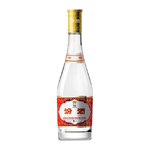 汾酒山西杏花村53度黄盖高度玻汾475ml*1瓶清香型白酒口粮酒