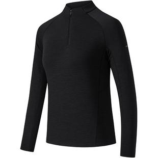 安踏冠军户外徒步系列 WOOLMARK羊毛长袖T恤女士针织衫162540406