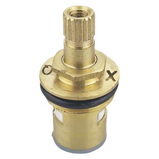 水龙头带锁阀芯全铜单冷龙头快开陶瓷阀芯手柄把手手轮开关维修件