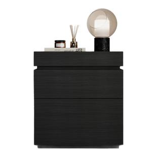 暗格床头柜家用卧室多功能储物柜一体轻奢高级感带锁床头小柜子