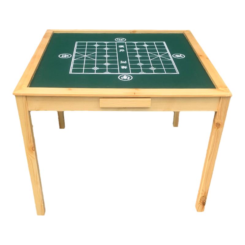 实木麻将桌象棋桌两用餐桌象棋桌