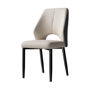 餐椅家用2025新款靠背椅子轻奢高级感餐厅吃饭客厅岛台意式餐桌椅