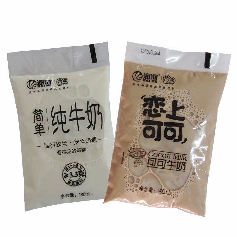 天津海河牛奶恋上可可风味调制乳180m早餐牛奶
