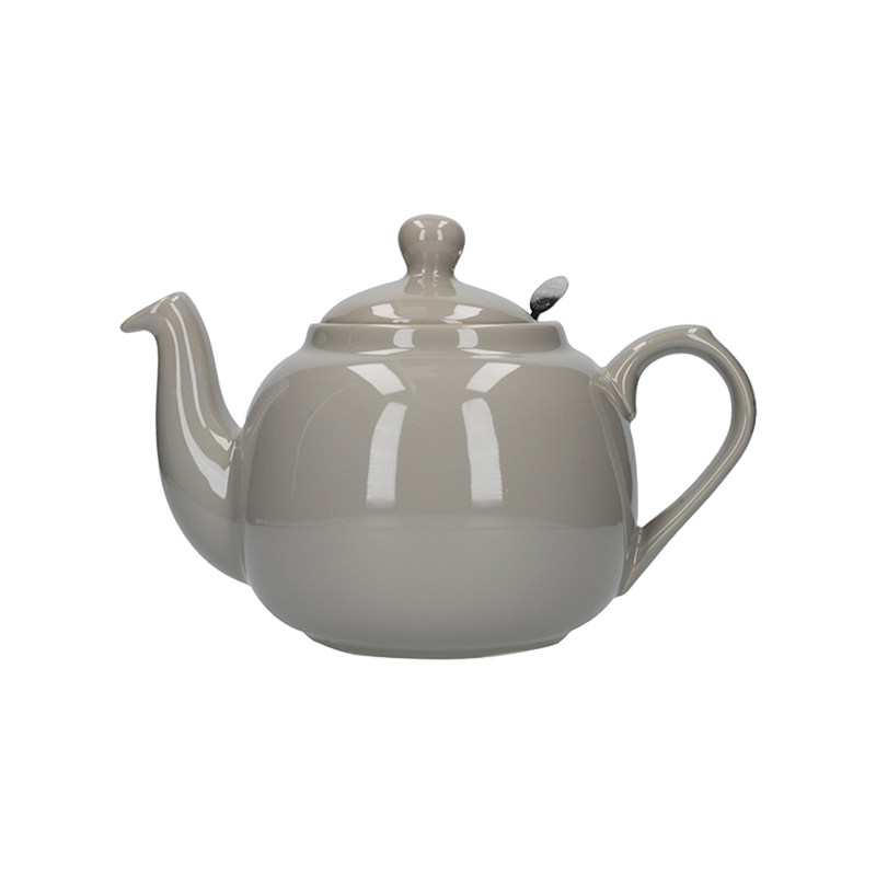 London Pottery田园英式1200ml伦敦灰滤网茶壶下午茶高级感泡茶壶