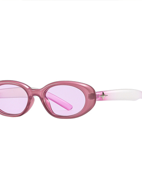 2025新jennie同款椭圆形小框墨镜女小脸网红高级感偏光太阳眼镜男