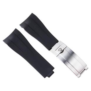 氟橡胶手表带适用劳力士探险家2II弧口22MM鬼王M226570海使126600