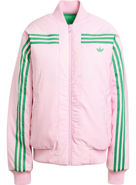 Adidas/阿迪达斯官方正品三叶草女士双面穿保暖宽松棉服JN7656