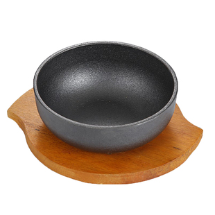 铸铁碗石锅拌饭专用锅铸铁锅韩式拌饭铁饭碗韩国大酱汤煲仔饭铁碗