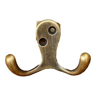 黄铜挂衣钩中式仿古进门玄关创意衣帽钩打孔固定衣架单个纯铜挂钩