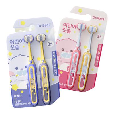 牙医推荐/韩国三面牙刷防蛀牙