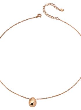 Color Sparkly 小众轻奢设计感S925纯银水滴项链时尚简约吊坠项链