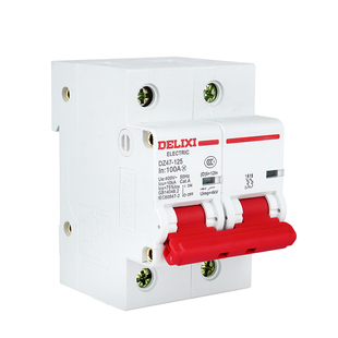 德力西大功率交流断路器DZ47D型100A125A2P空气开关80A空开短路器