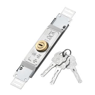 卷帘门锁卷闸门锁中间开十字铜芯通用型锁芯商铺车库防盗门锁配件