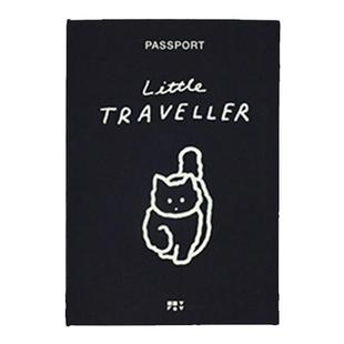 韩国ZERO PER ZERO可爱插画出国旅行便携护照夹机票证件卡保护套